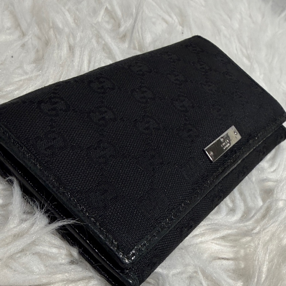 GUCCI GG Monogram Long Flap Wallet